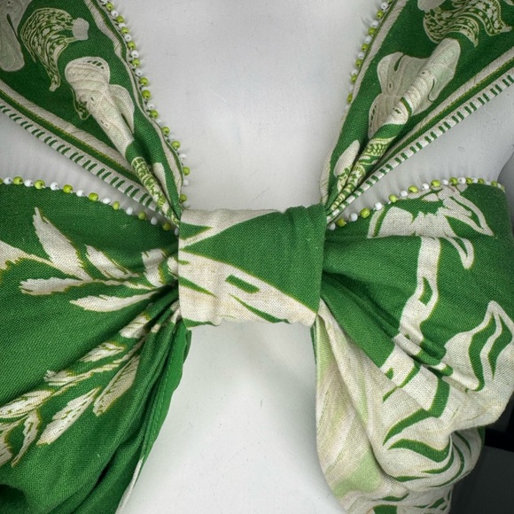 FARM Rio Green Floral Blouse - Picture 6 of 14